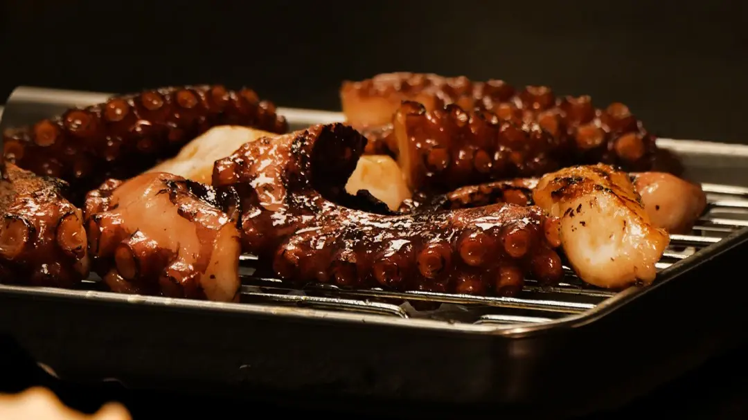 Poulpe grillé