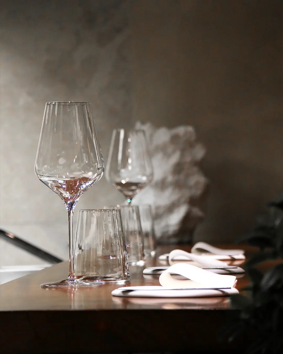 Verrerie du restaurant