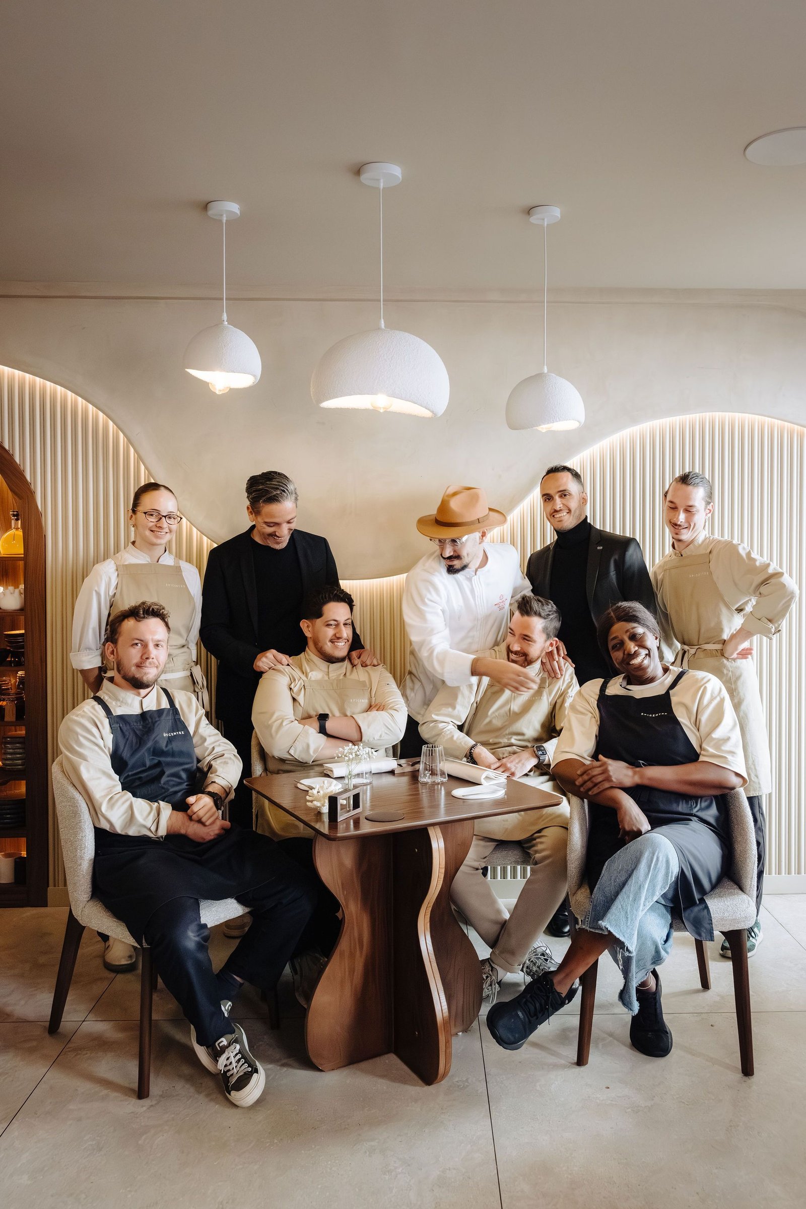 L'équipe d'Épicentre en cuisine